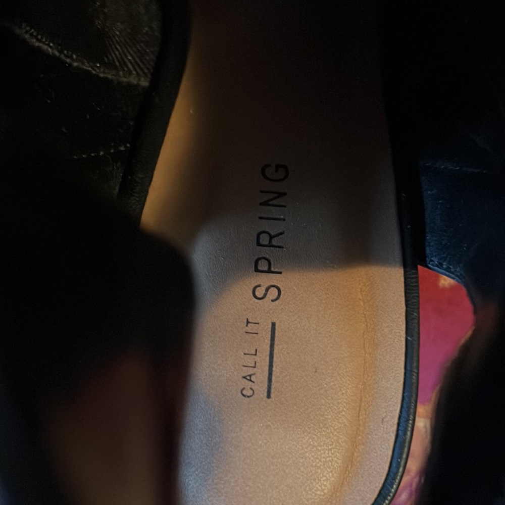 Call It Spring Black Open Toe Size 7 1/2 New - image 8